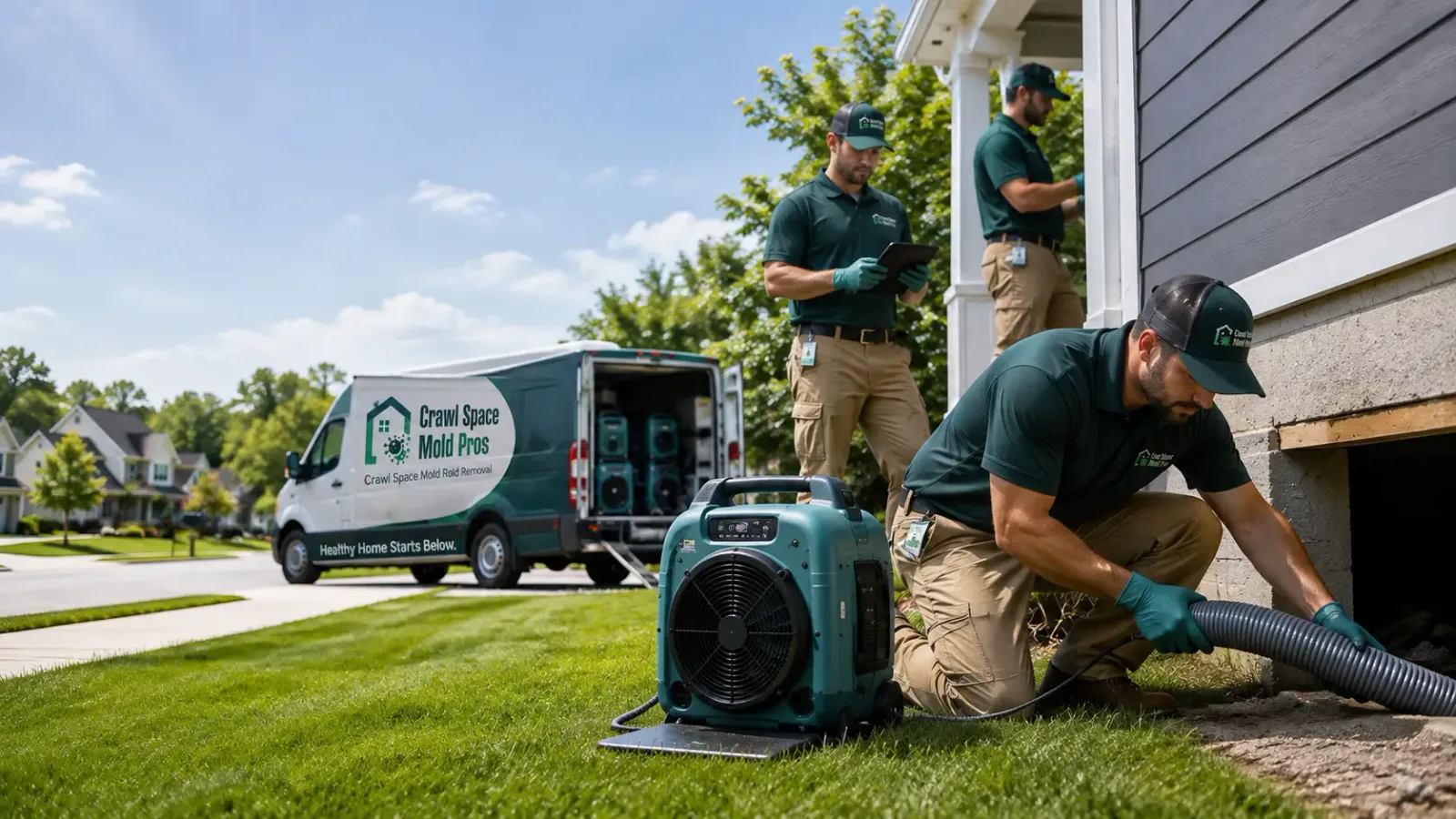 Crawl Space Mold Removal in Hale, MI